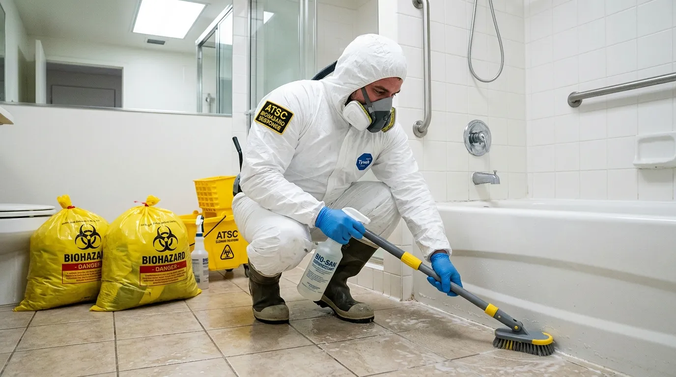 Decontamination equipment deployed for Blood Cleanup in Pimmit Hills